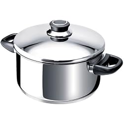 Beka -12031244 Polo Faitout + Couvercle en acier inoxydable 24 cm
