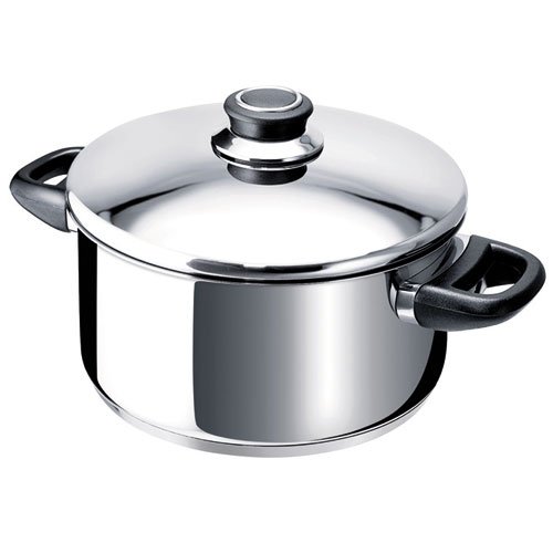Beka -12031244 Polo Faitout + Couvercle en acier inoxydable 24 cm