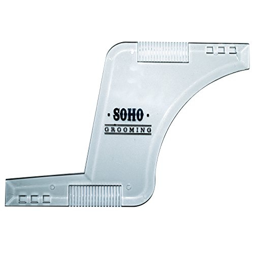 Beard Shaping Tool (Clear) w/ BONUS Beard Shaping Guide - Premium packaging! Shape your beard to perfection - Perfect… - Image 4