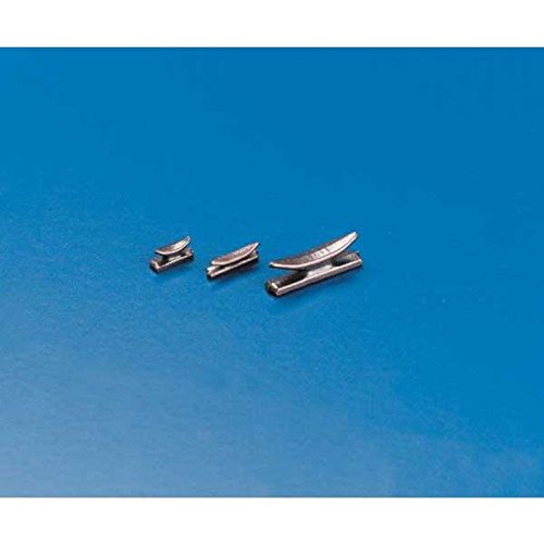 Preisvergleich Produktbild Klampe brüniert Metall 12mm (10Stk)