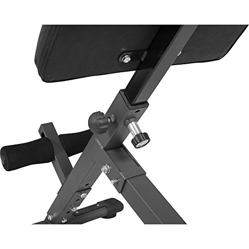 GYRONETICS E-Series Rückentrainer klappbar Hyperextension – Bauchtrainer mit gepolsterter Beinfixierung - 9