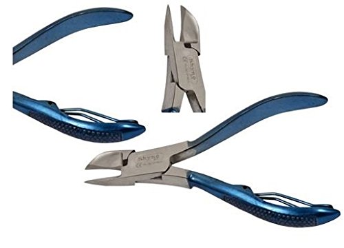 Professional Toe Nail Clipper Cutter Nippers Thick Nail Blue Gripped Handle