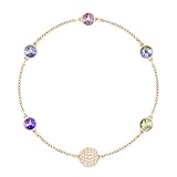 Swarovski Remix Collection Purple, Mehrfarbig, rosé Vergoldung