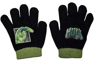 ILS I LOVE SHOPPING Guanti Invernali per Bambini 2 pcs Inverno Unisex Taglia unica per AVENGERS HULK