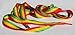 Produktbild Tronseal Rasta Reggae-Schnürsenkel 90cm x 8mm - ein Paar - rot-gelb-grün