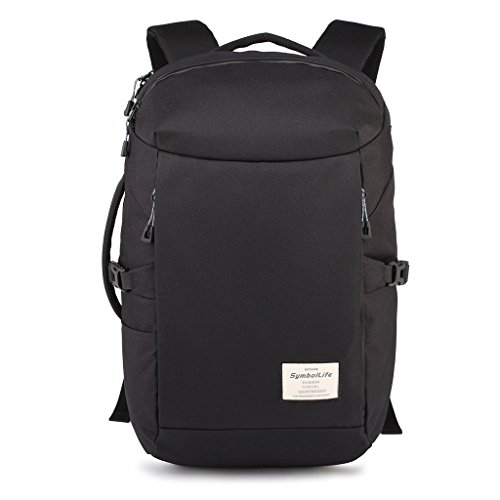 SymbolLife business rucksack mit Wasserdicht 600D Material Laptoprucksack Reisetasche Flugzugelassenes Backpack für 33 x 20 x 49cm