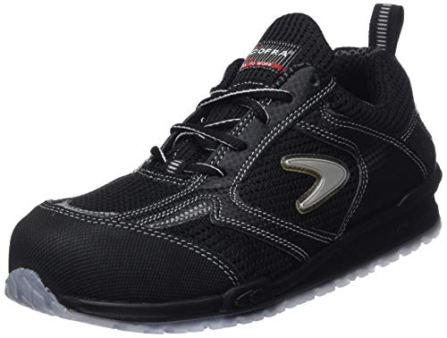 Calzado de seguridad S1P Petri Running de Cofra, zapatillas deportivas, talla 41, negro, 78450-002
