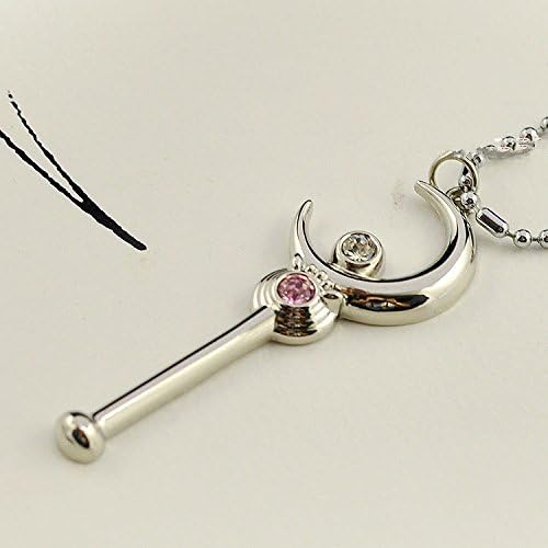 Silver Moon Stick "Sailor Moon" Key Necklace