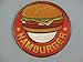 Produktbild linoows Nostalgie Blechschild,Hamburger, Burger, Kneipen Wandschild