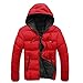 Produktbild FCGV Dual Color Langarm Herrenjacke Casual Winter Herren Mäntel Herren Outwear -Red & Black (2XL)