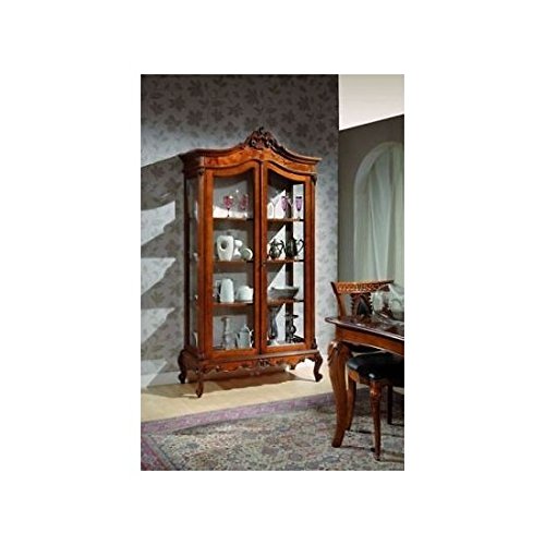 Preisvergleich Produktbild EsteaMobili Vitrine Vitrine Holz Wurzelholz Intarsien