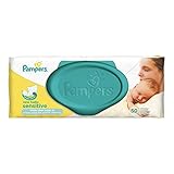 Pampers Feuchte Tücher New Baby Sensitive, 4er Pack (4 x 50 Stück)