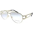 Versace VE 1269 1002 Gold Metal Aviator Eyegl 57mm