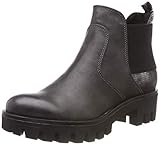 Weicher Gehcomfort Tamaris Damen 25441-21 Chelsea Boots, Grau (Anthr/Plat.STR 230), 37 EU
