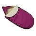 Produktbild BAMBINIWELT universaler Winterfußsack für Babyschale (z.B: Maxi-Cosi) oder Kinderwagen, aus Wolle UNI AUBERGINE