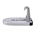 Produktbild RUNGAO 2in1 Auto-Türstufe Dachleiter Fußständer Türverriegelung Treppe Dachpedal Aluminium Silber