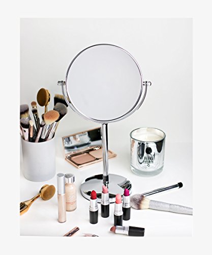 Mirrorvana 7-Zoll-Kosmetikspiegel, zweiseitig, 1- und 10-fache Vergrößerung - 7