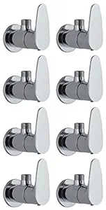 Drizzle Angle Cock Vista Brass Chrome Plated - Set of 8