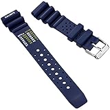 Dive Taucheruhrenarmband bei ZULUDIVER®, NDL Modell für Citizen, Blau, 20mm