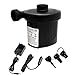 Produktbild Vicksongs Elektrische Luftpumpe,2-in-1 Elektropumpe Effiziente Stark Angetrieben Inflator/Deflator Air Pump mit 3 Aufsätze für Luftmatratzen,Schlauchboote,Aufblasbare Schwimmbades(Schwarz)