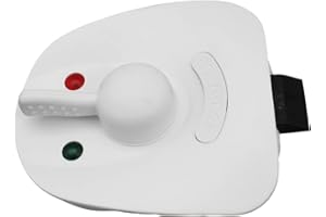 PRO-STYLING Hartal FAP - Serratura interna per porta, camper, caravan, barca, colore: Bianco