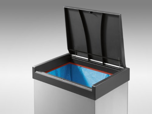 Hailo 0860-701, Big-Box Touch XL, Großraum-Abfallbox, 52 Liter, stahlblech schwarz - 3