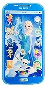 ShopWaves Kids Toys Digital Mobile Phone with Touch Screen Feature, Amazing Sound and Light Toy (Princess)