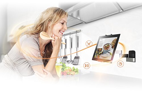 Vogel’s TMM 125 flexibler Wandhalter für Tablets, drehbar und neigbar, nur kombinierbar mit Vogel’s TMM 1000, schwarz-silber - 5