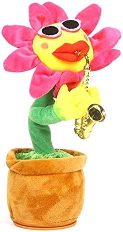 CHINA UK 1PC Novelty Dance Sing Plush Sunflower Toys for kids
