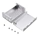 Produktbild HermosaUKnight Silbergehäuse Aluminiumgehäuse Metallgehäuse für Raspberry Pi Model Silver Ventilation