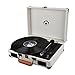 Produktbild Portable Stereo Plattenspieler Turntable Tragbarer Schallplattenspieler mit Eingebauten Stereo Lautsprechern Unterstützt RCA Ausgang 3.5 mm Aux in Kopfhöreranschluss MP3 Mobiltelefone Musikwiedergabe