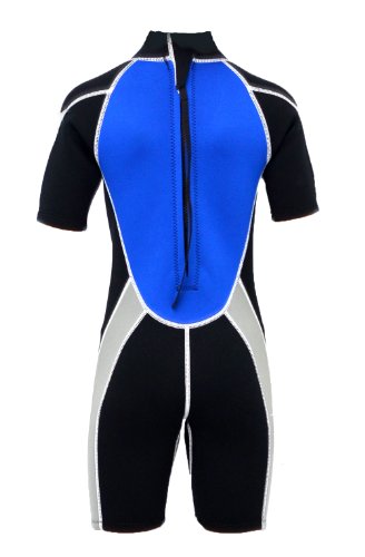 Kinder Neopren Shorty 3 mm Neoprenanzug Surfanzug Bade Anzug Größe frei wählbar von 104 bis 176 - 2