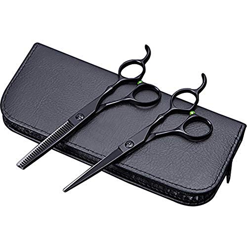 Preisvergleich Produktbild Gpan-Hyun Schwarze Haarschnittschere Flachschere, Ausdünnung, Friseurschere, Friseursalon