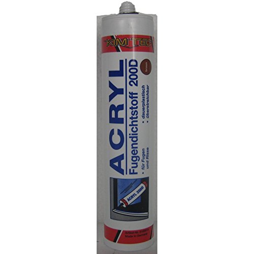 Preisvergleich Produktbild KIM TEC Acryl Fugendichtstoff 200D, Braun / 310 ml