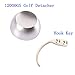 Produktbild Golf Detacher 12000GS Magnetic Security Tag Remover Intensity Magnet Tag unlocker Opener Anti-theft EAS System (Silber) + 1pcs Detacher Hook Key EAS System Key Detacher , Suitable for all RF Hard Tags