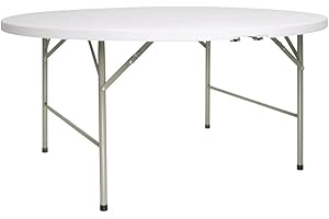 Bolero 5Ft Diameter Round Centre Folding Table Restaurant Bar CafпїЅ Commercial
