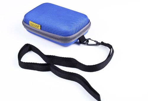 Set SDHC de CrazyCase avec   tui    coque rigide de couleur BLEU   carte m  moire SDHC 32 GB et batterie de rechange DMW-BCG13E   DMW-BCJ13E de haute performance compatible avec PANASONIC  Lumic DMC TZ41