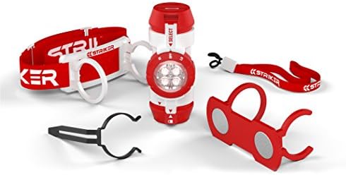 Striker Hand Tools 00235 4-In-1 Capsule LED Task Light - White/Red