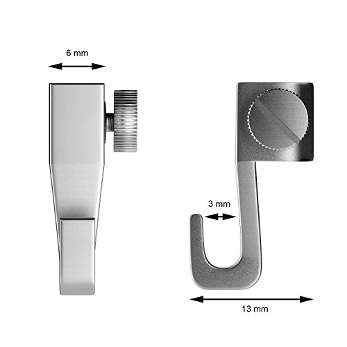 Bilderschienen Galerieschienen – Komplett Set 2 Meter in weiß von Hang-it – Bilderschiene inklusive Zubehör - 6