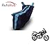 Auto Hub Bike Body Cover For Bajaj Pulsar 220 DTS-i - Black Blue RS.259.00