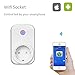 Produktbild LeaningTech Mini WiFi Intelligent Drahtlos Timer Energiesparen Steckdose Fernbedienung, kein Hub erforderlich, kostenlose IOS / Android App Elektrische EU Plug