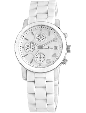 Herzog & Söhne Damen-Armbanduhr Chronograph Quarz Edelstahl HS402-186