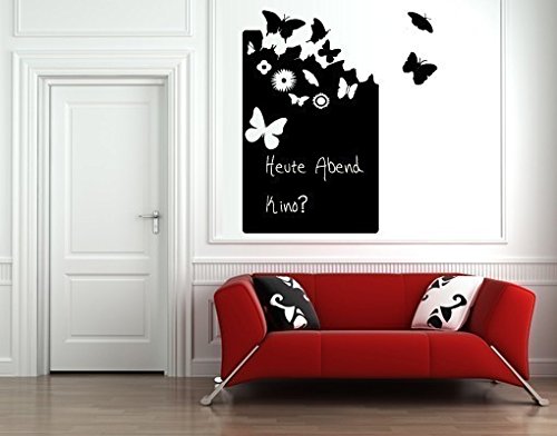 Tafelfolie Schmetterlingstafel B x H: 75cm x 115cm Farbe: violett von Klebefieber®