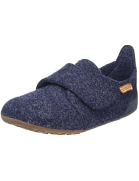 Bisgaard Unisex-Kinder Hausschuhe-Wool Velcro Slipper