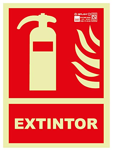 Preisvergleich Produktbild astlight inc4065.7fj-Feuerlöscher photoluminiszent mehrfarbig