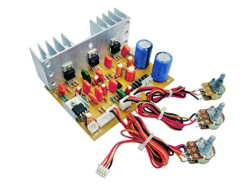 Buy Erh India Ready To Use 2 1 Home Theater Amplifier Board 100 Watt With Bass Boost Support Tda2030 Based With Inbuilt 5 Volt Regulator Ic 7805 Online At Low Prices In India
