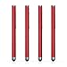 Produktbild MoKo Stylus Stift - [4 Stü.] 8mm Durchmesser Touchscreen Eingabestift Kapazitanzstift mit hochpräzis , mit Microfaser Strickspitze, geeignet für iPad Tablets, iPad 2 / 3 / 4 / iPad Mini 4 / iPad Pro 12.9 / iPad Air 2 / iPad Mini 4 / iPad Pro 12.9, Rot