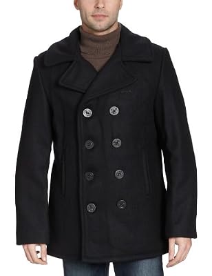 Schott NYC - 740 - Manteau - Homme - Bleu V129-50 (DE: 48)