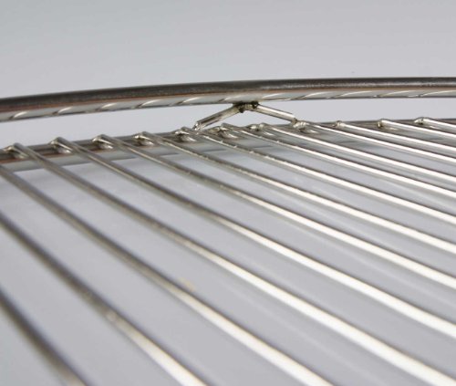 Edelstahl Grillrost 80 cm rund mit Reling Schwenkgrill mit 3 Aufhängeösen Grill Neu - 5