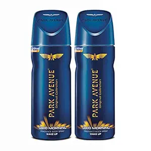 Park Avenue Body Deo, Good Morning, 100/150ml (Pack of 2) with Free Body Deo, Storm, 100/150g (300/450 ml)